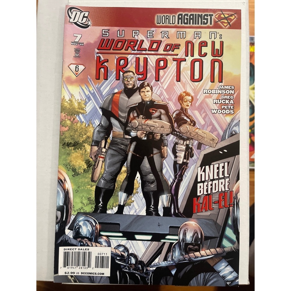 Superman World Against Superman World of New Krypton 7 Comic Book DC 2009